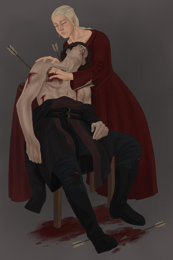 Jacaerys and Rhaenyra